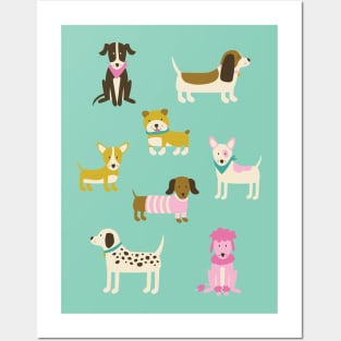 Happy Dogs Posters and Art